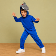 dinosaurio azul - talla 6 nino